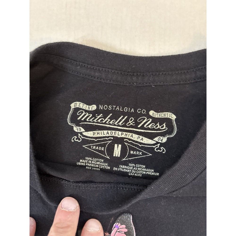 LA Lakers State Flower Shirt Men's M Butterfly Mitchell & Ness Hardwood Classic - Picture 6 of 6